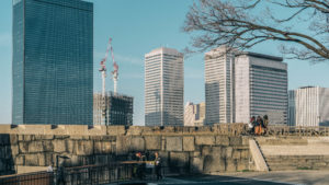 【高層ビル街】大阪ビジネスパークにて