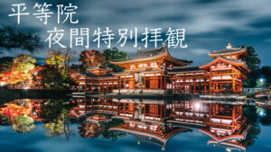 【京都紅葉】平等院の紅葉期間のライトアップ（夜間特別拝観）が美しすぎ