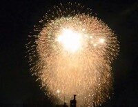 第44回みなとこうべ海上花火大会を望遠レンズで動画撮影