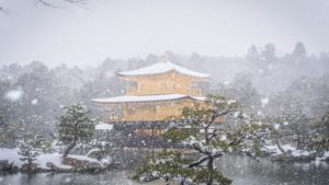 【雪の京都】「嵐山」・「渡月橋」・「竹林の小径」・「金閣寺」・「清水寺」の雪化粧